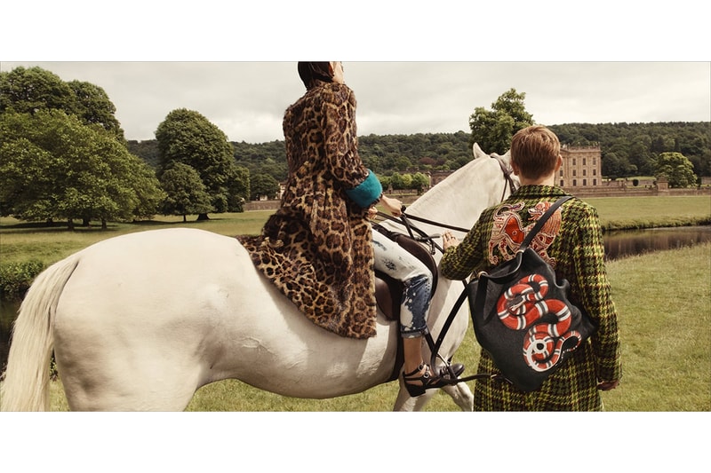 Gucci Cruise 2017 Campaign chatsworth house