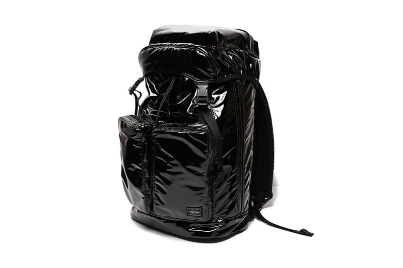 Head Porter x fragment design Ruck Sack Tote Bag black sheen