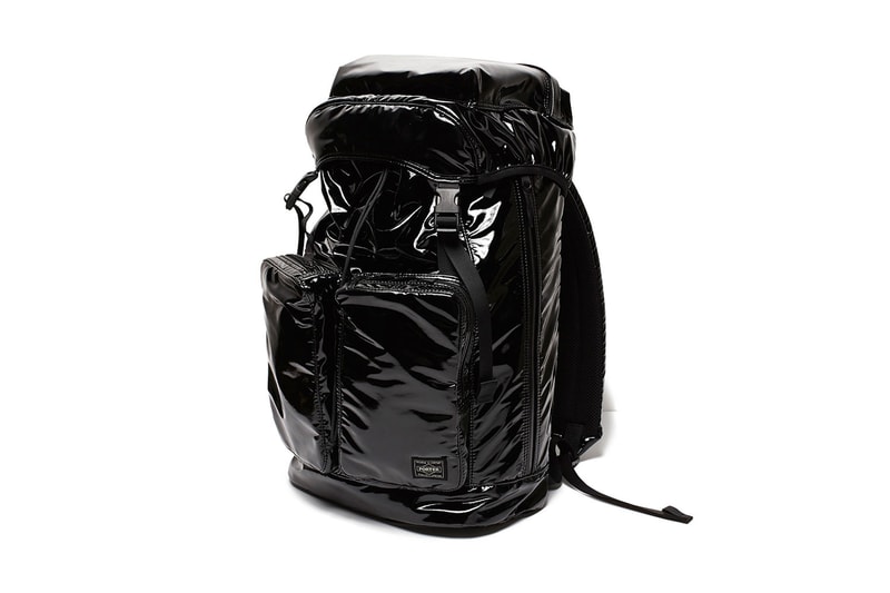 Head Porter x fragment design Ruck Sack Tote Bag black sheen