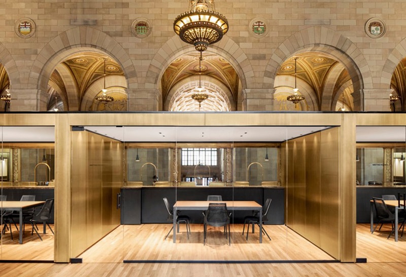 Historic Montreal Bank Tech Startup Office Space