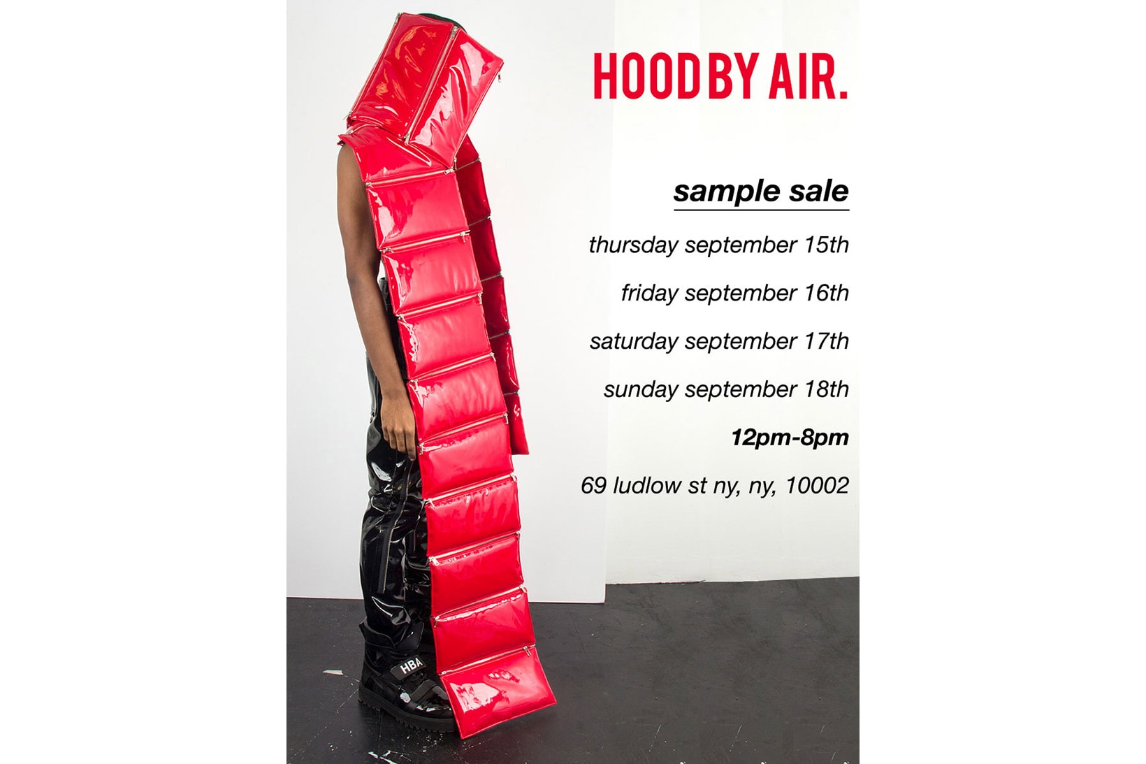 Hood By Air Sample Sale
