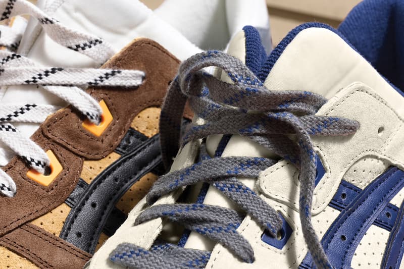 J.Crew Redesigns ASICS' GEL-Lyte III fall white blue grey brown black tan
