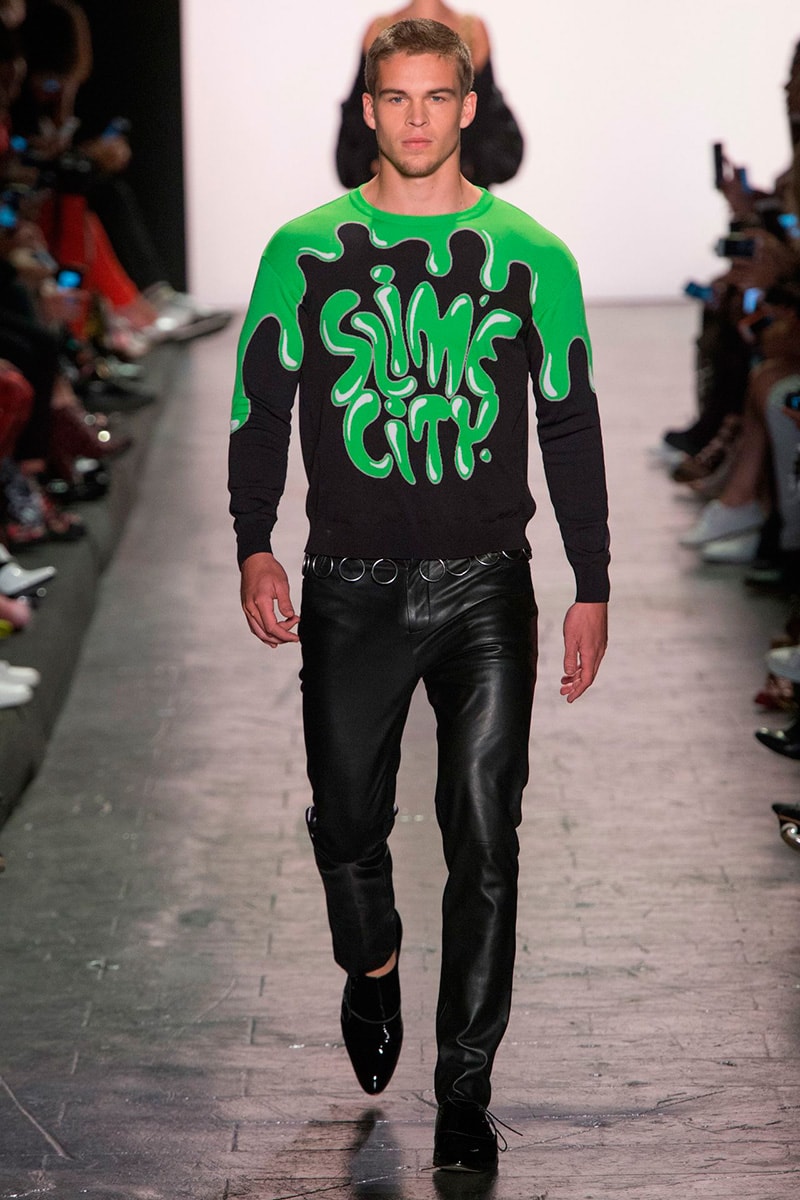 Jeremy Scott 2017 SS Collection New York Fashion Week latex sex inspired neon-infused looks