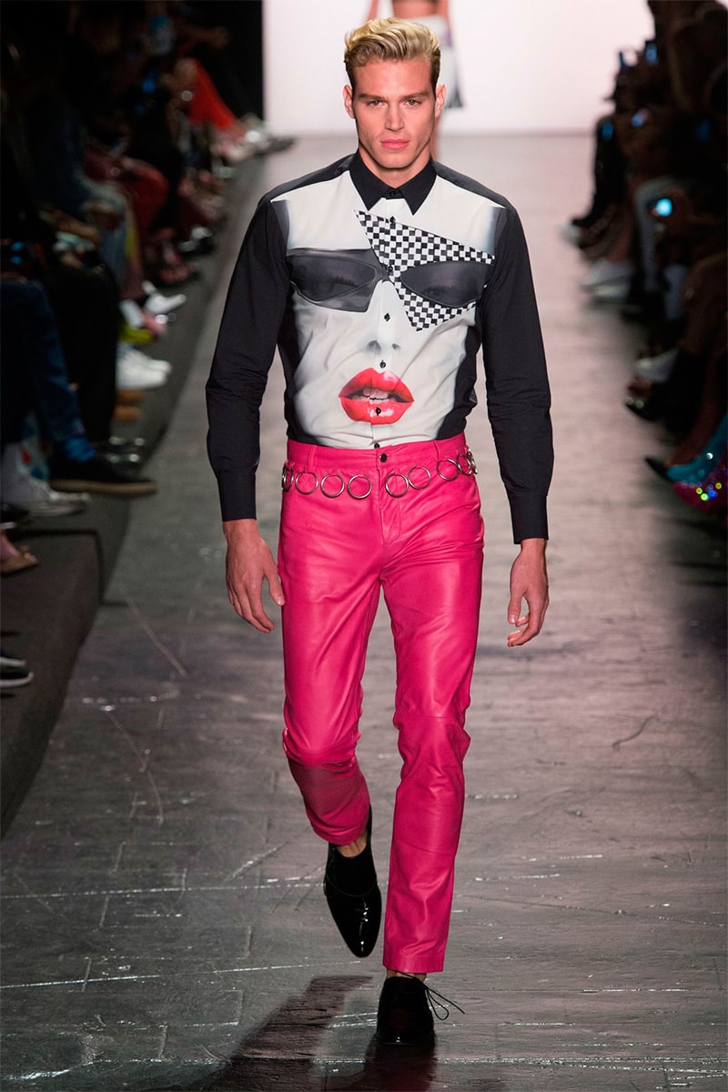 Jeremy Scott 2017 SS Collection New York Fashion Week latex sex inspired neon-infused looks