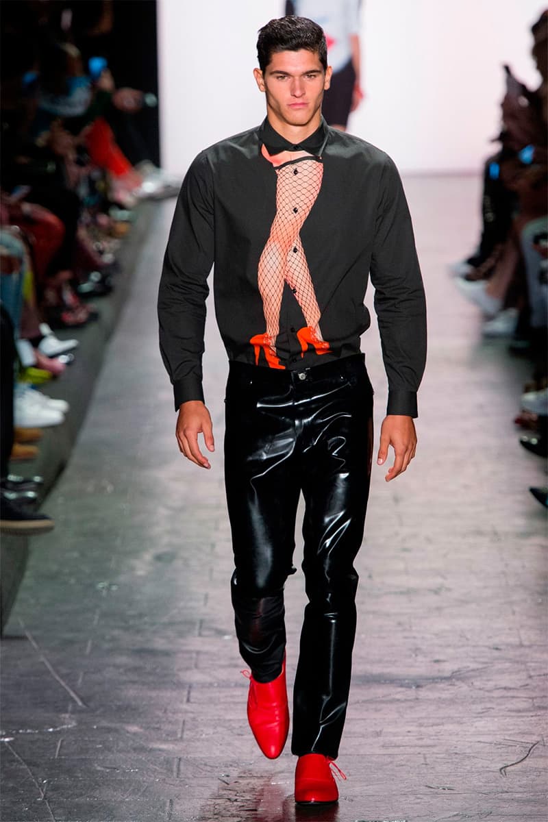 Jeremy Scott 2017 SS Collection New York Fashion Week latex sex inspired neon-infused looks