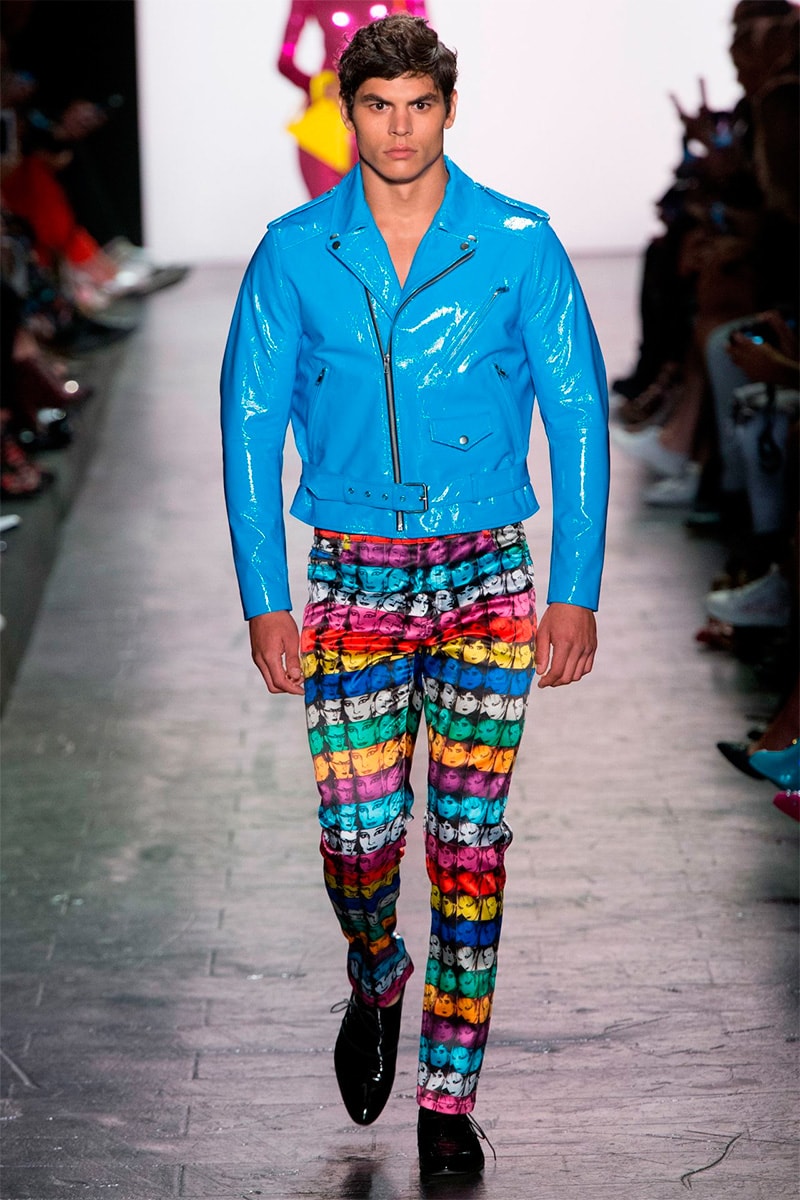 Jeremy Scott 2017 SS Collection New York Fashion Week latex sex inspired neon-infused looks