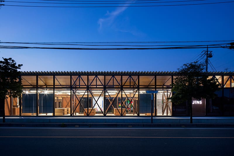 Jo Nagasaka & Schemata Architects Removed the Facade of JINS' Ageo Flagship