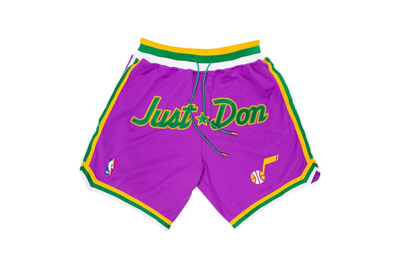 Just Don Utah Jazz Basketball Shorts Hypebeast