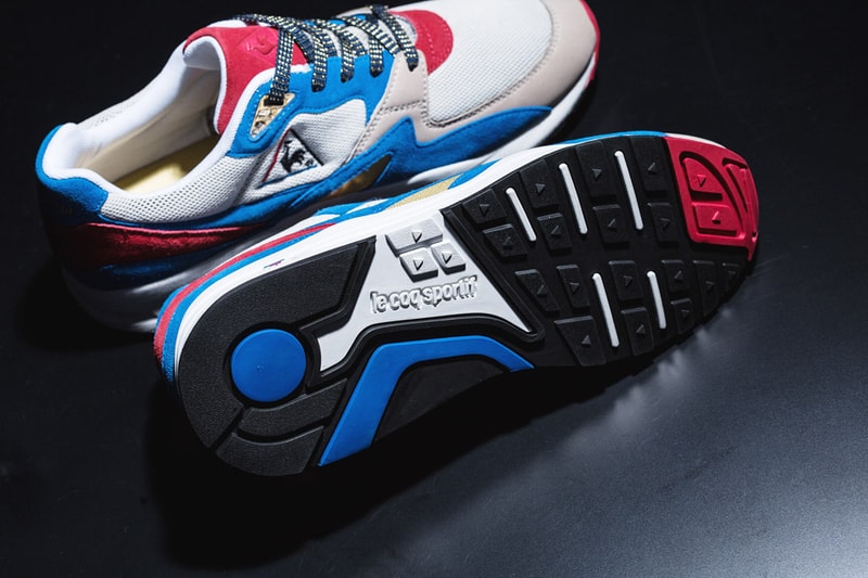 KICKS LAB  le coq sportif LCS R 800 Sneaker red white blue