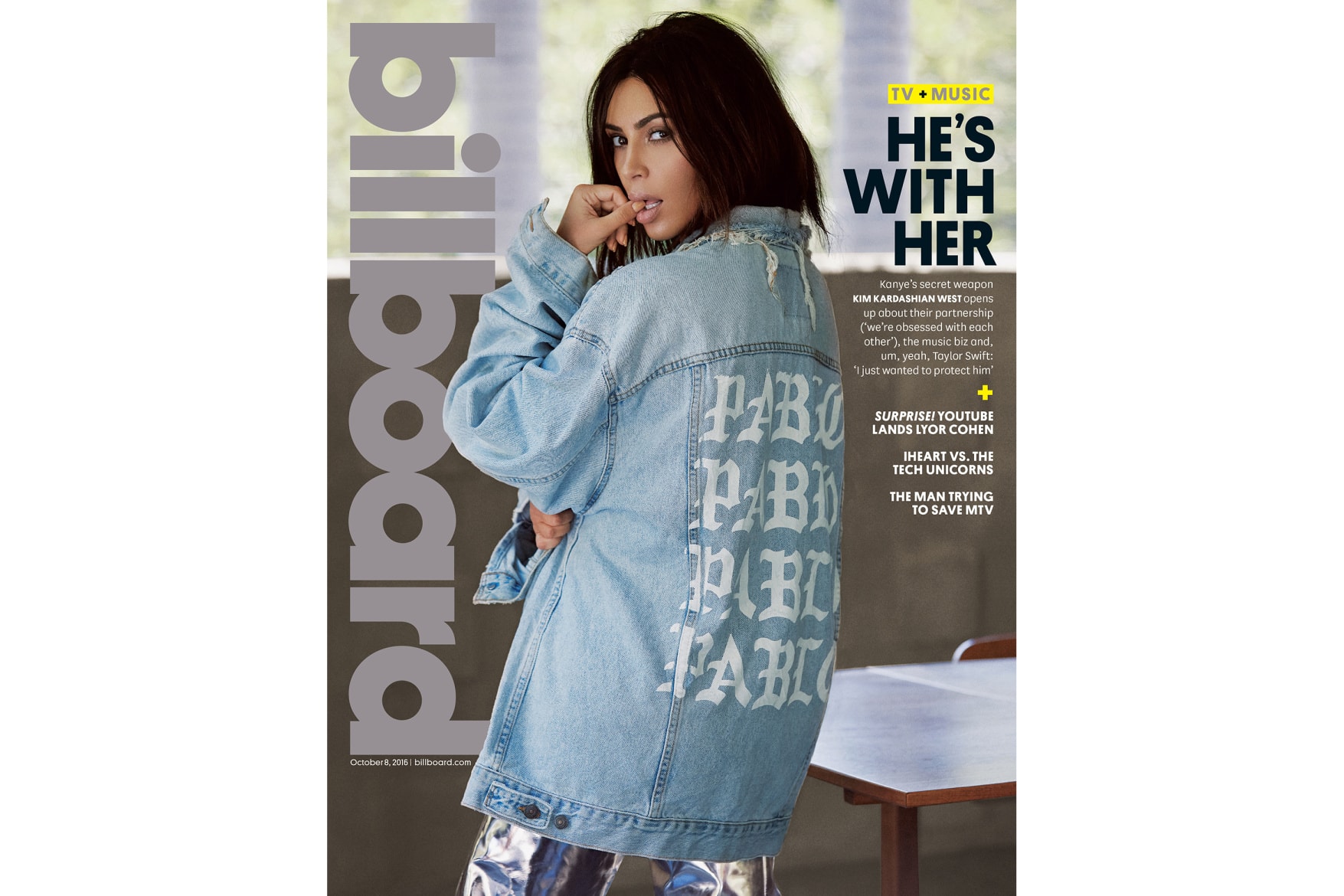 Kim Kardashian Billboard October Cover