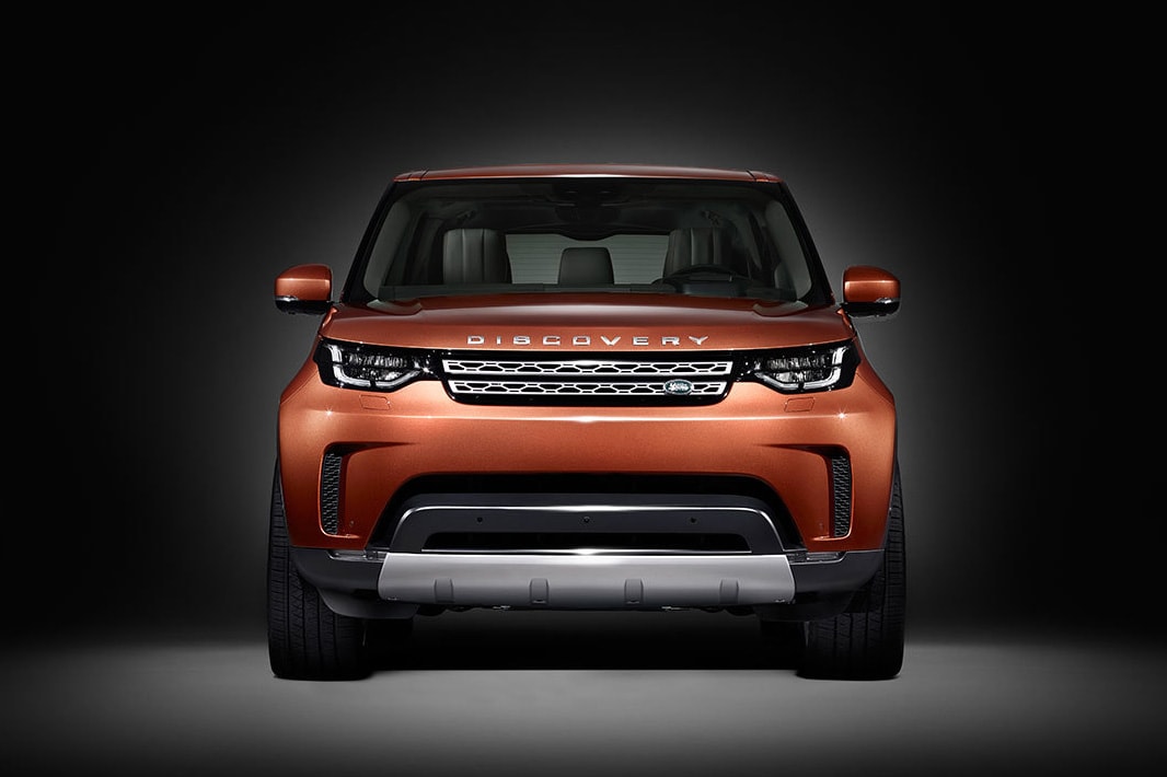 Land Rover Discovery 2017 luxury car SUV orange