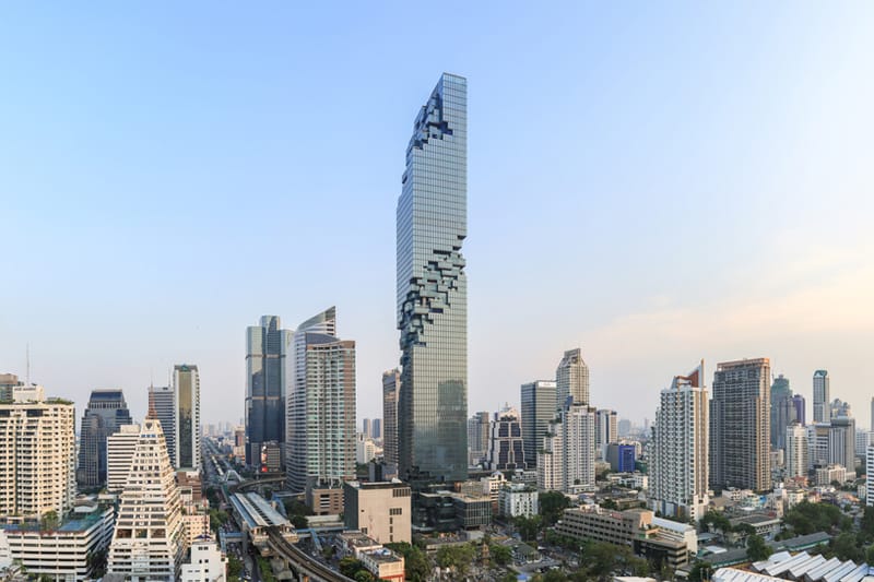 The MahaNakhon Skyscraper Debuts as Thailand's Tallest Building