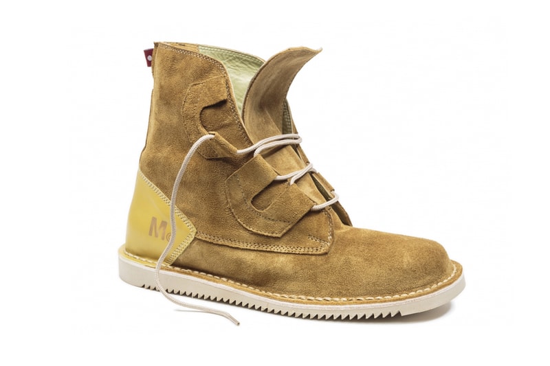 Mark McNairy Oliberte Chukka Boot navy yellow leather 