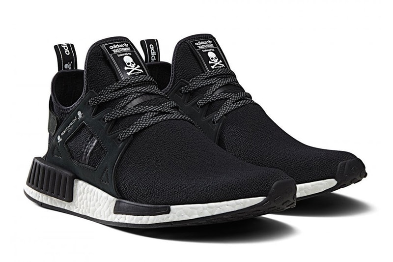 mastermind JAPAN x adidas Originals nmd xr1 tubular instinct black white skull bones