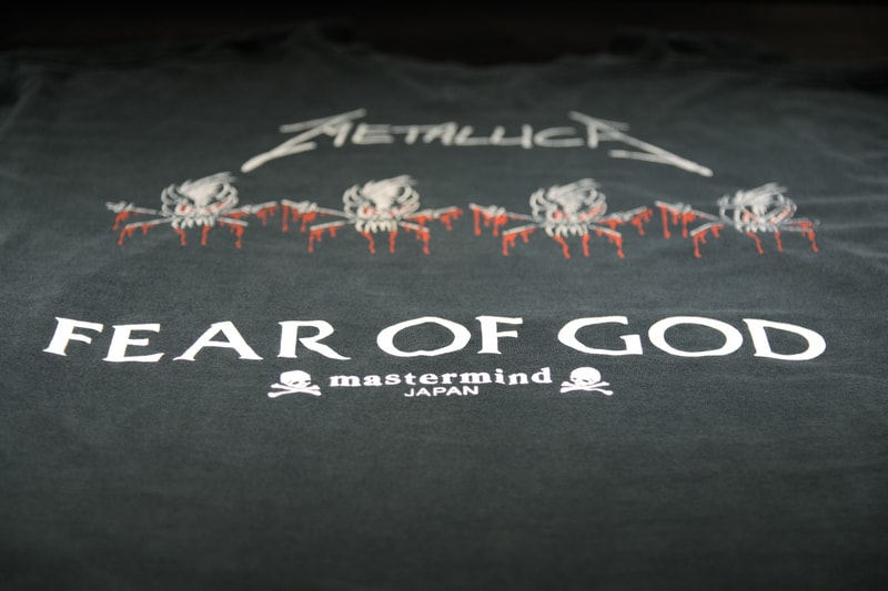 mastermind JAPAN x Fear of God black metallica red vintage
