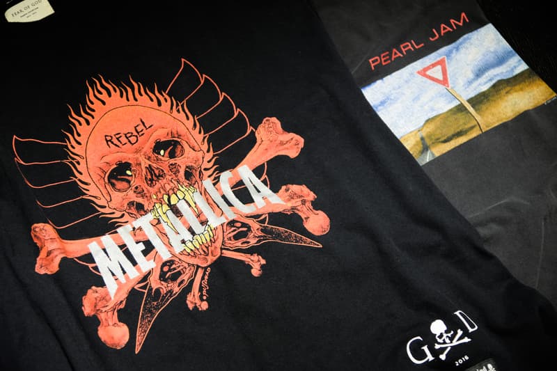 mastermind JAPAN x Fear of God black metallica red vintage