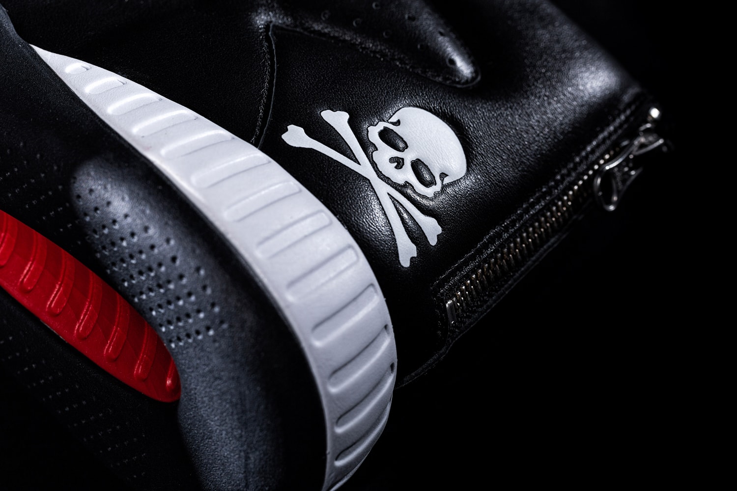 mastermind JAPAN x adidas Originals nmd xr1 tubular instinct black white red skull bones