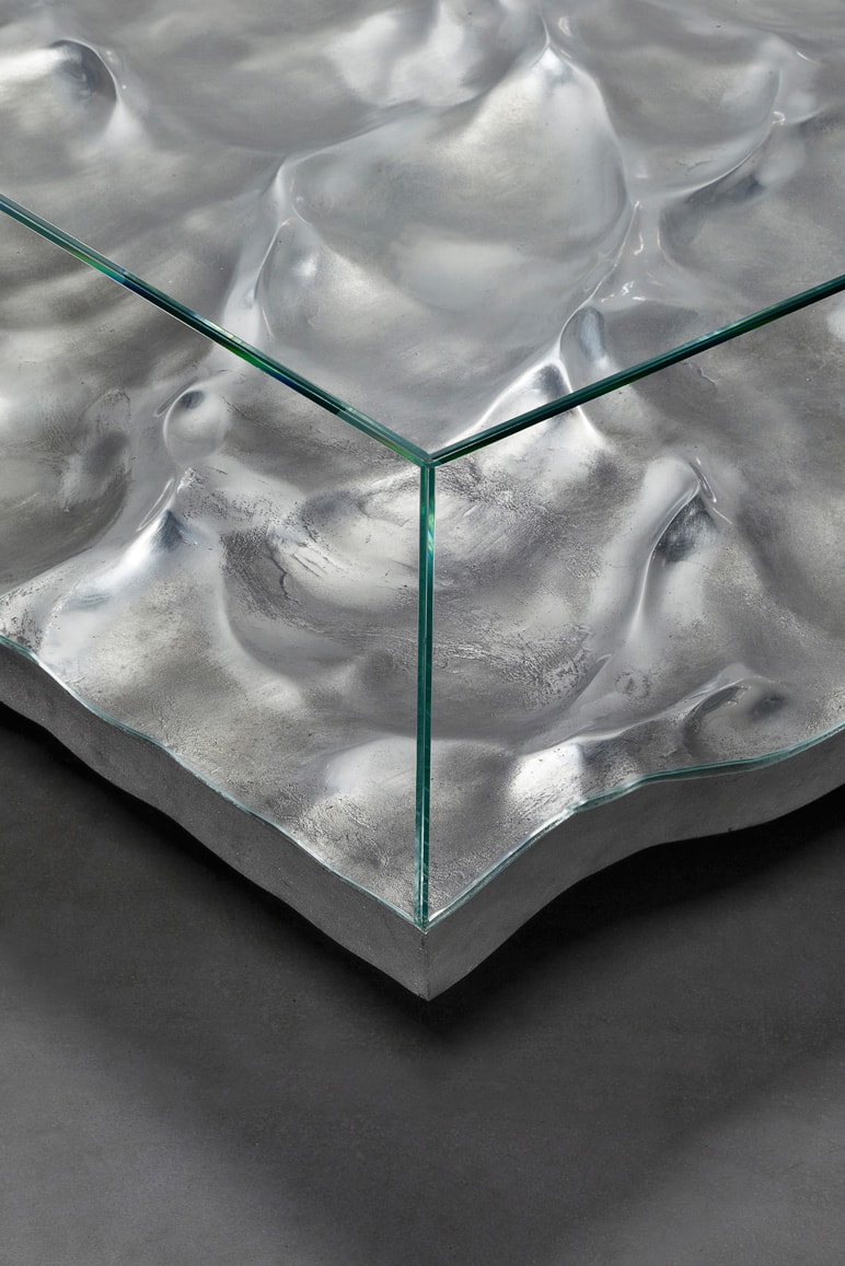 Liquid Aluminium table