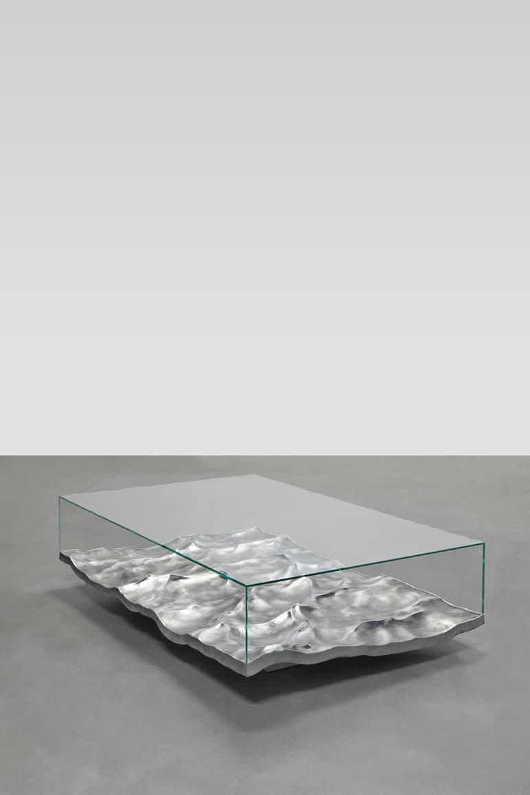 Liquid Aluminium table