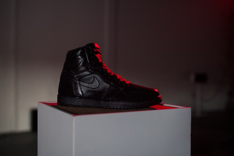 Matthew Senna Sneaker Sculptures jordan gold ovo nike resin