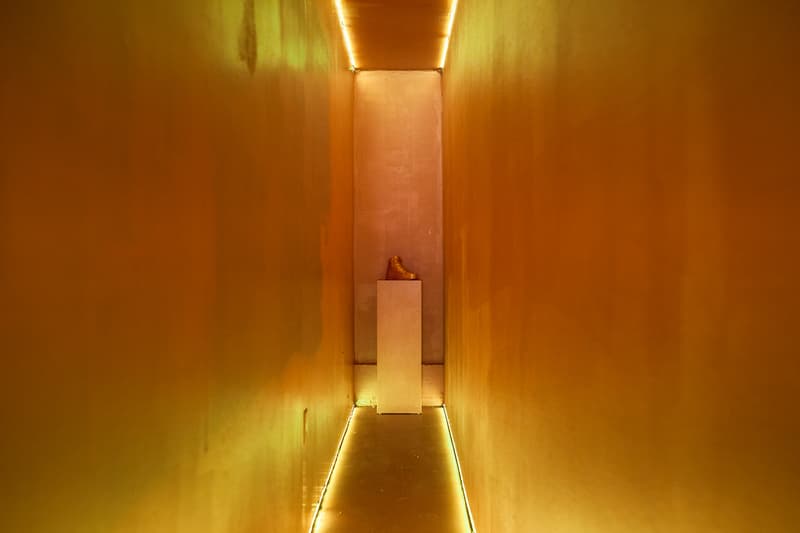 Matthew Senna Sneaker Sculptures jordan gold ovo nike resin
