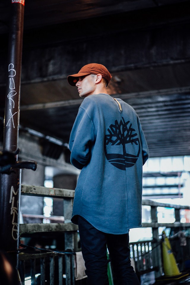 monkey time x Timberland lookbook blue brown 