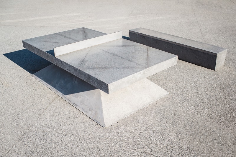 Monolith Ping Pong Tables concrete copper 