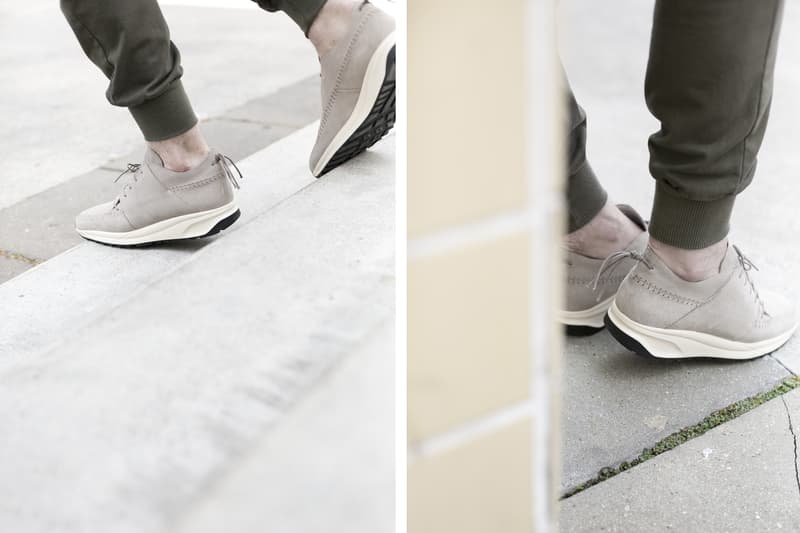 NDG Native Runs 2016 Footwear Collection olive brown sand suede moccasin hand stitched