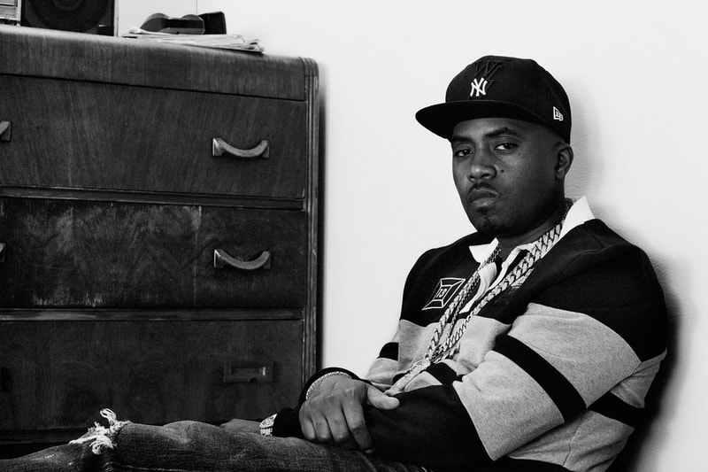 Nas Models Public School New Era Hats Yankees meets black white