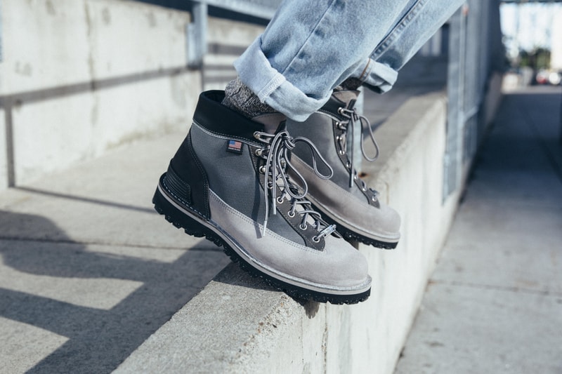 New Balance x Danner American Pioneer Project grey light boot