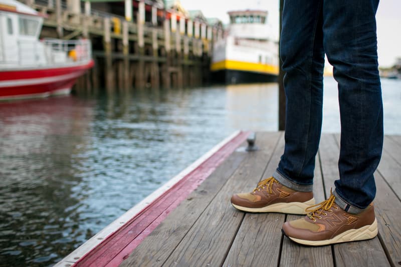 New Balance x Danner American Pioneer Project grey light boot