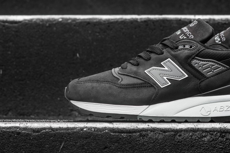New Balance M998PHO "Ash" black grey white