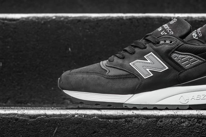 New Balance M998PHO "Ash" black grey white