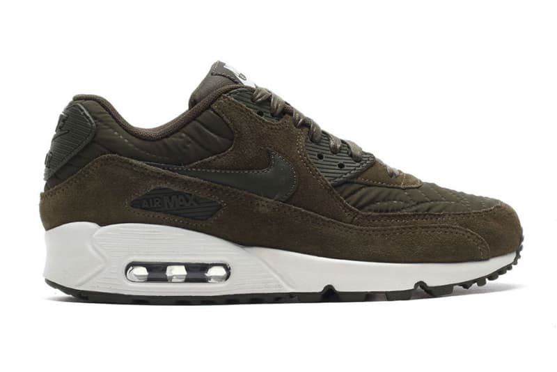 nike, air max , quilted style, golf leaf, dark loden