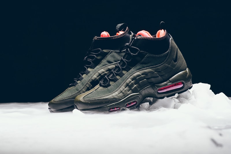 Nike Air Max 95 Sneakerboot in Dark Loden