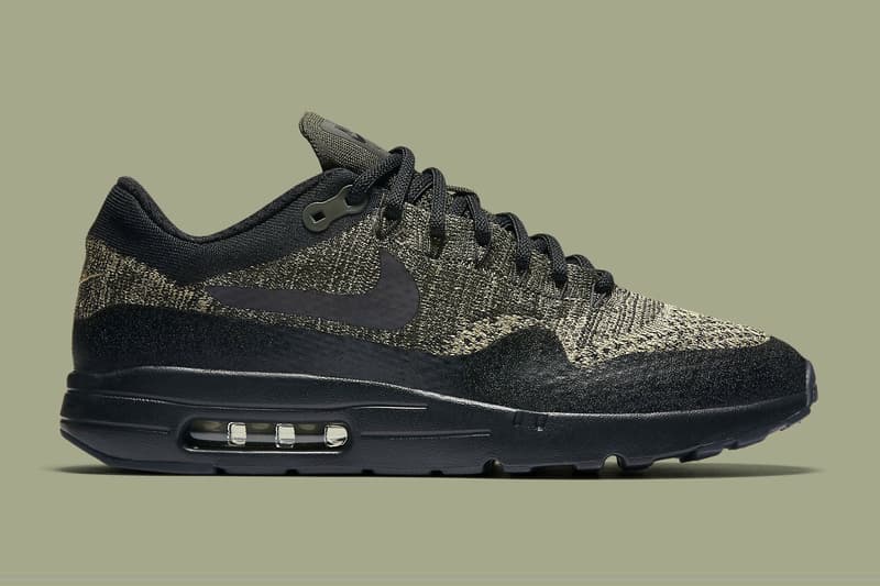 Nike Air Max 1 Ultra Flyknit Olive Sneaker Hypebeast Nike Air Max 1 Ultra Flyknit Olive Sneaker Hypebeast