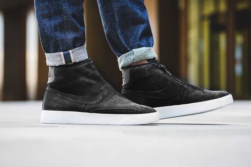 Nike Blazer Advanced laceless black white
