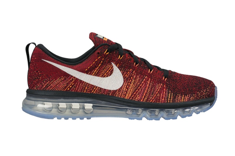 Nike Flyknit Air Max 2016 Fall burgundy orange