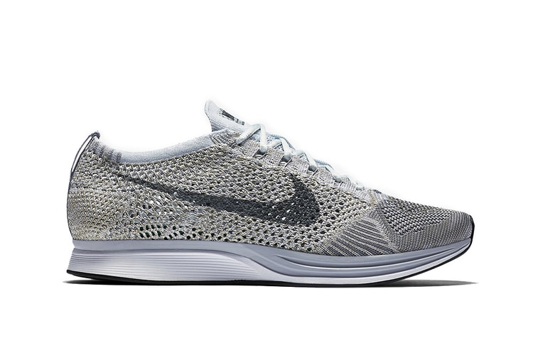 Nike's Popular Flyknit Racer Silhoutte Dons a "Pure Platinum" Colorway