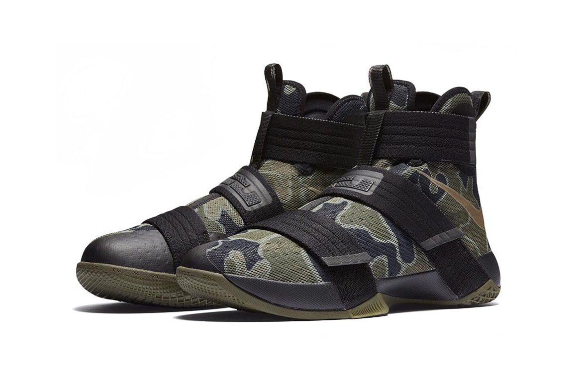 Nike LeBron Soldier 10 Olive Camo