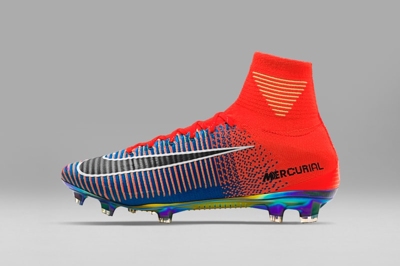 Nike's Mercurial Superfly x EA Sports Football Cleats are a Pixilated Dream soccer field sport FIFA