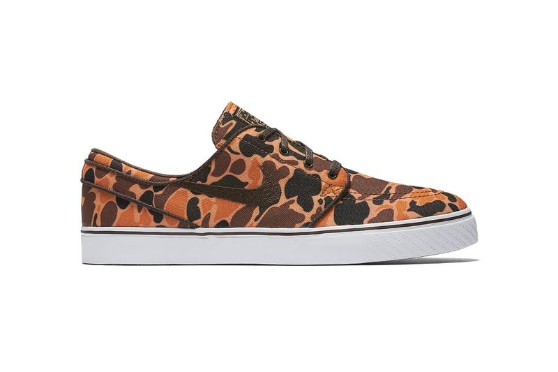 Nike SB Zoom Stefan Janoski Camo Hazelnut White Peach Cream Baroque Brown