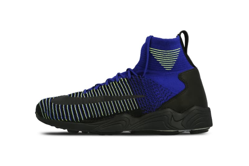 Nike Zoom Mercurial Flyknit Black Purple Yellow
