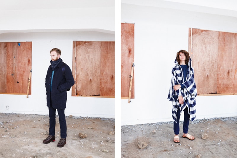 nonnative for Pilgrim + Surf Supply's 2016 Fall/Winter Capsule Collection jackets pants scarfs button ups