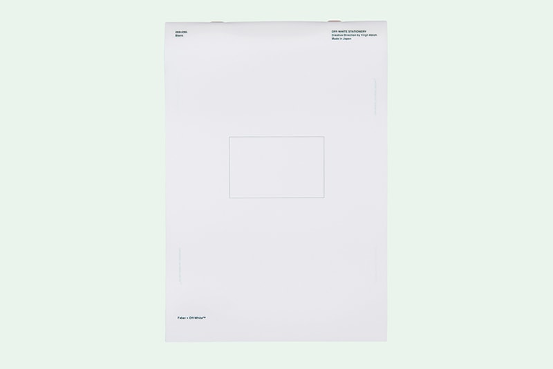 OFF-WHITE Styles up Your Notepads stationary notebook OFF WHITE c/o VIRGIL ABLOH