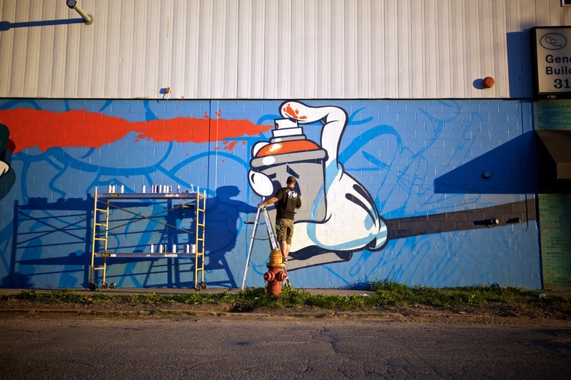 OG Slick at Murals in the Market Detroit