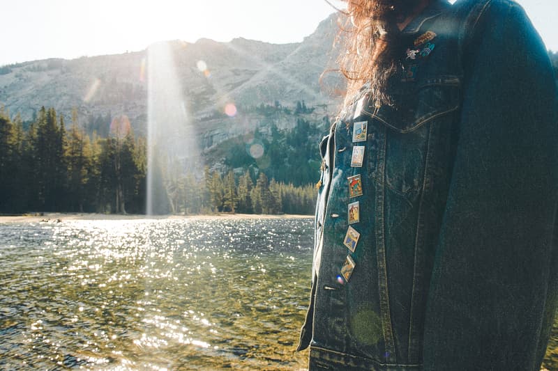 PINTRILL Levi's Cadillac Roadtrip pins jean jackets