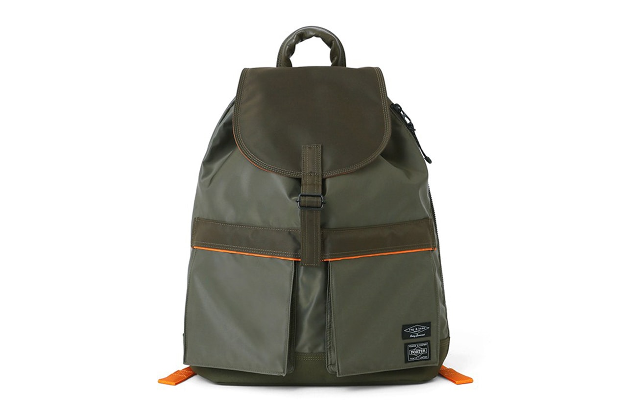 rag & bone x PORTER 2016 Fall/Winter Collection bags backpacks luggage gym leather orange navy blue military green