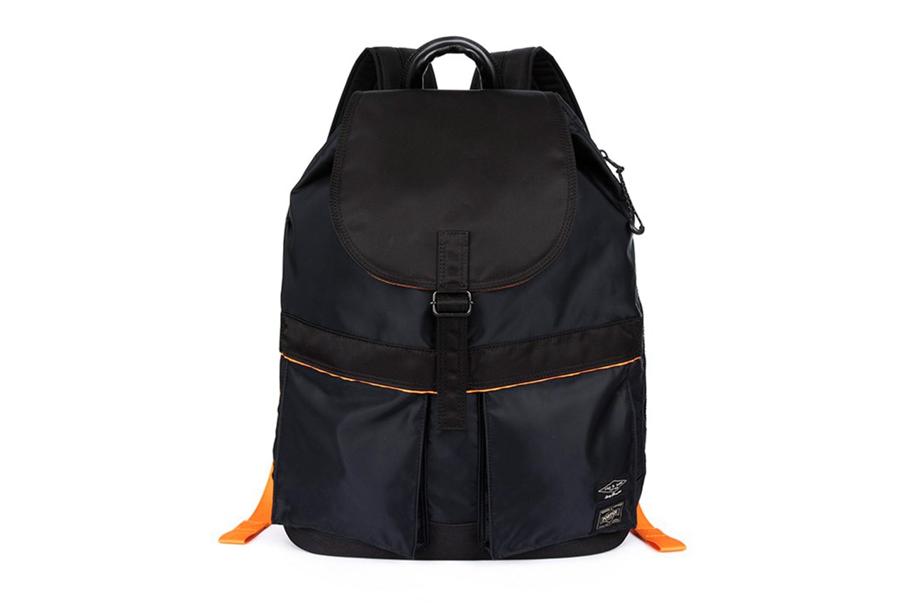 rag & bone x PORTER 2016 Fall/Winter Collection bags backpacks luggage gym leather orange navy blue military green