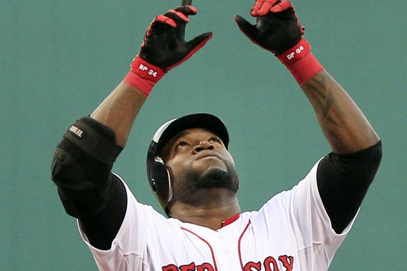 David Ortiz Boston Red Sox Outfield Tribute